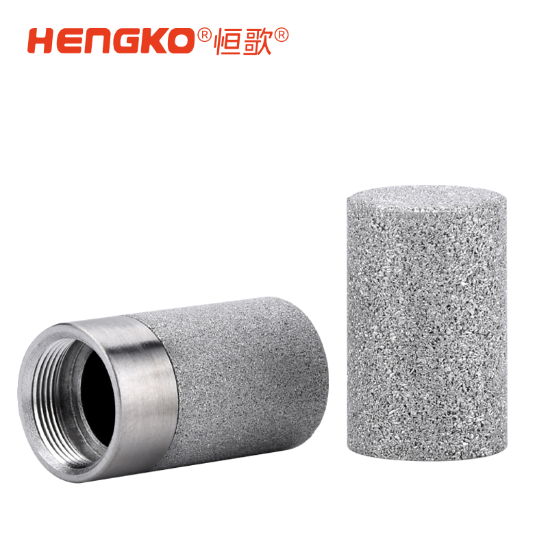 耐高溫耐腐蝕透氣微孔螺紋316L不銹鋼燒結(jié)保護(hù)罩具體應(yīng)用！