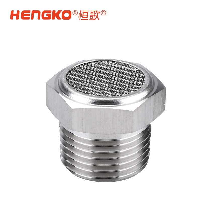 壓縮空氣機不銹鋼消聲器，現(xiàn)貨供應，高效降噪，適用于氣動系統(tǒng)