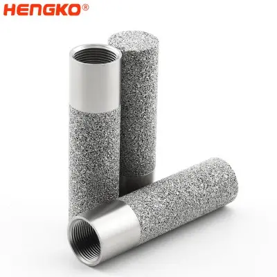 燒結(jié)多孔金屬不銹鋼傳感器外殼，用于工業(yè)溫度和濕度變送器